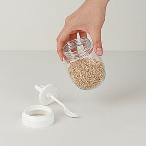 간편한 양념통 스푼형2P+오일브러쉬1P - 블랙