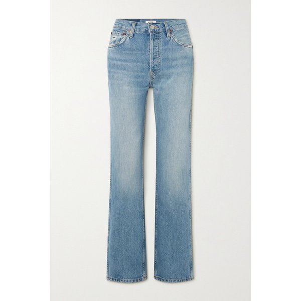 90s 루즈 하이라이즈 스트레이트 진 라이트 데님 1647597315992948