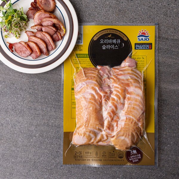 사조원 오리 바베큐 슬라이스 (600g)