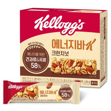 켈로그 크런치넛 에너지바 4입(30g*4)