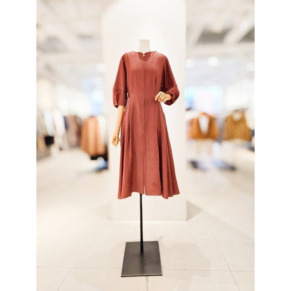 [파주점] [더아이잗컬렉션]린넨 볼륨 슬리브 플레어 원피스 CS4B0OP641