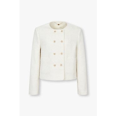 GCUT [25S/S] 아웃 포켓 더블 트위드 자켓(7255110104)