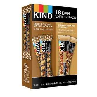  [해외직구]카인드 프로틴바 피넛버터 다크초콜릿 앤 카라멜 아몬드 18입 KIND Protein Bar