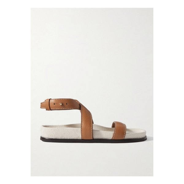 넷 서스테인 가죽 샌들 탠 브라운 1647597326276477