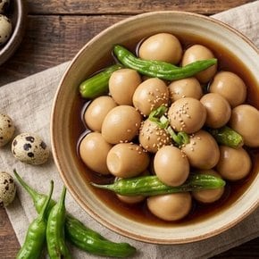 알싸한 꽈리고추 메추리알 장조림 1kg+1kg