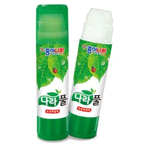 투명 나라 풀 8g 낱개 고체 딱풀
