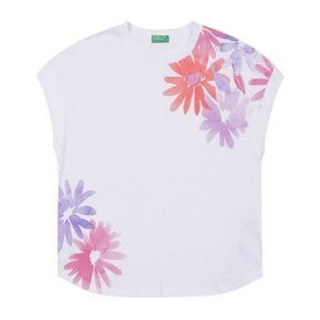 Flower print t-shirt_3I1XD1086101