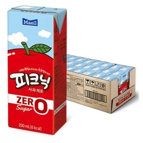 피크닉 제로 사과 200ml 48팩