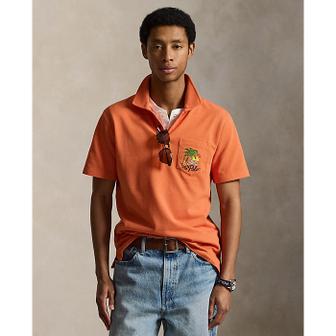 폴로 랄프 로렌 남성 스탠다드핏 메시 그래픽 폴로 셔츠(MNPOKNI1N823958800)