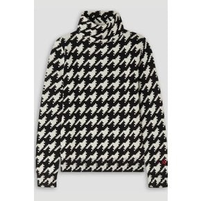 Houndstooth merino wool turtleneck sweater 화이트 1647597357113748