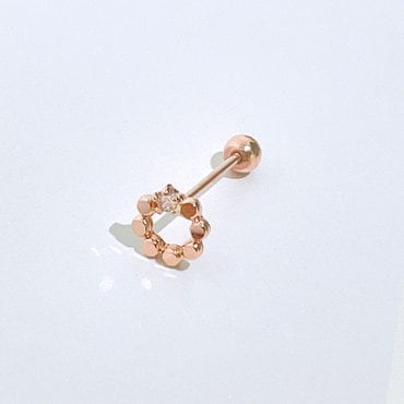 레쿠 14k 츄이스티 큐빅 피어싱