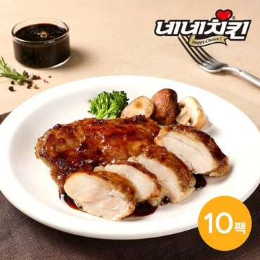 네네치킨 네꼬닭 데리야끼맛 순살 닭다리 100g 10팩