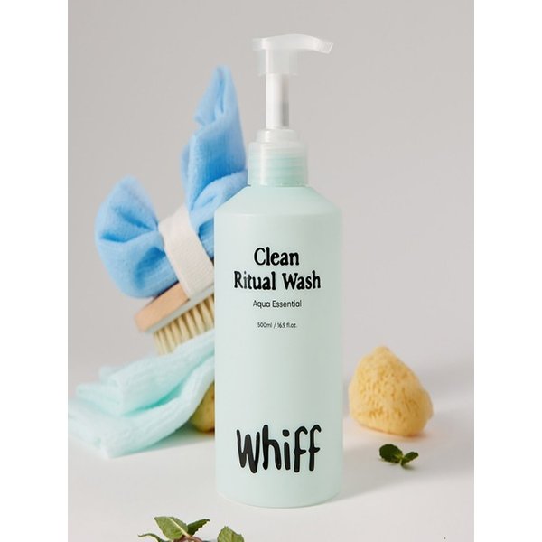 위프 클린 리추얼 워시 소취 바디워시 아쿠아에센셜 500ml 2개