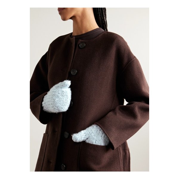 수지 콘디 미레 골지 캐시미어 벙어리장갑 라이트 블루 46376663162907343