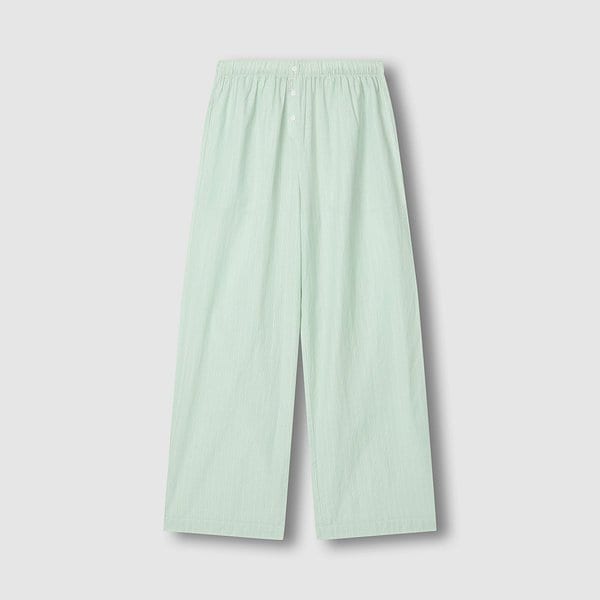 여 퓨어 코튼 10부 파자마 팬츠 J2061020290CF