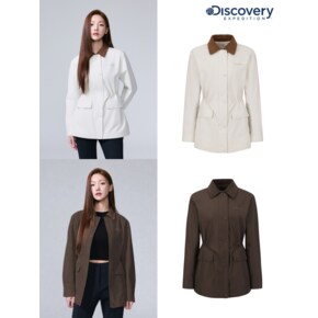 [스타필드 하남]디스커버리 여성 커뮤트 카라 미드 자켓 DWJK46064