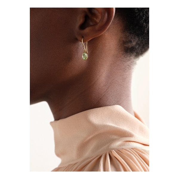 피파 스몰 18k 골드 토르말린 이어링 그린 1647597336207086
