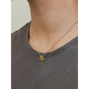 Flower necklace (gold)