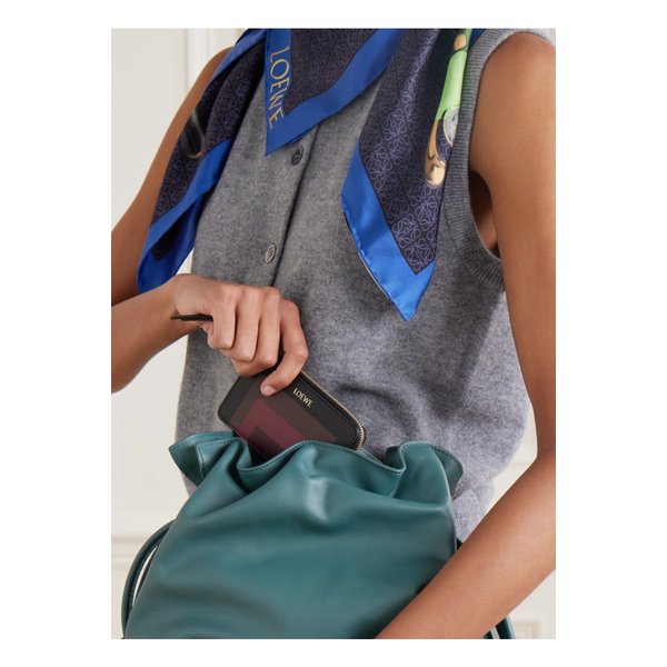 조세프 알버스 프린트 가죽 카드홀더 멀티컬러 46376663162923280