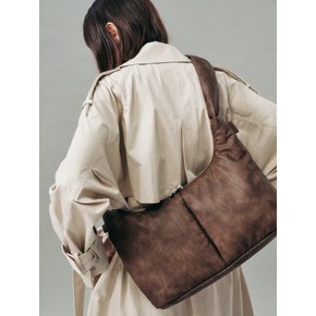 Soft Basket Hobo Bag (M)(brown)