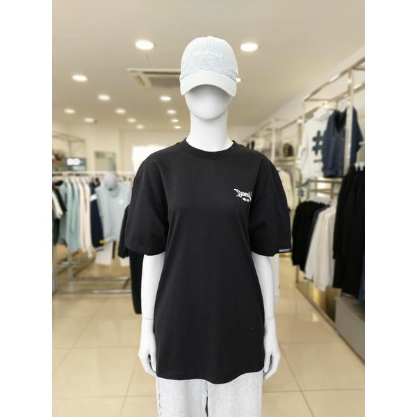 [여주점] 남여공용 스크립트 티셔츠BA252TS040_BK