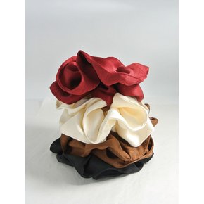 어텀  실크 레이어드 스크런치 Autumn Silk layered scrunchie