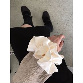 어텀  실크 레이어드 스크런치 Autumn Silk layered scrunchie