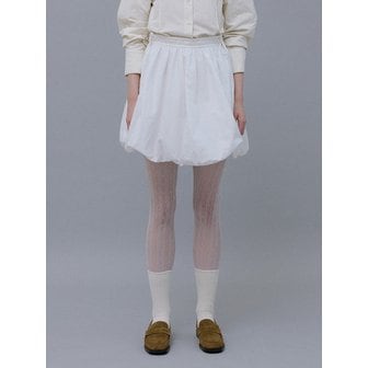 오이에프 Balloon Skirt (White)