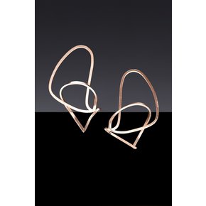 Dancing Objet No.9 Earrings - Rosegold [옵션- 귀찌 Earclip]