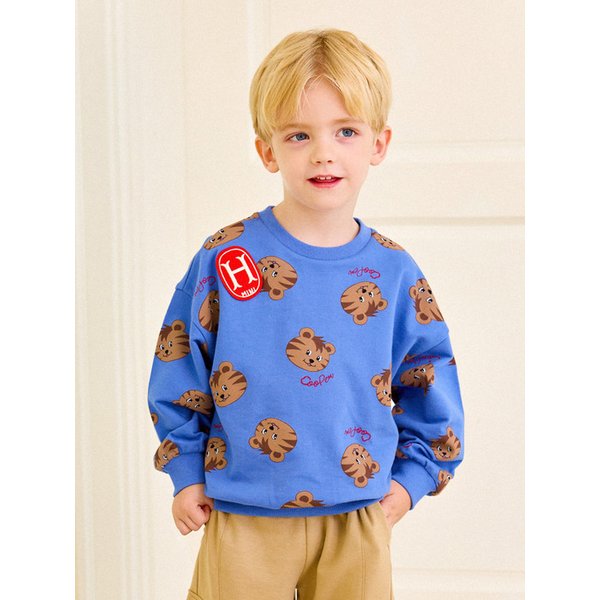 헬로큐티호랑이맨투맨티셔츠