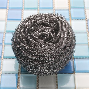 주방 스테인리스 수세미(9x9cm) 철수세미