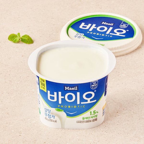 [쓱7클럽] [매일유업]  바이오 플레인 저지방 450g
