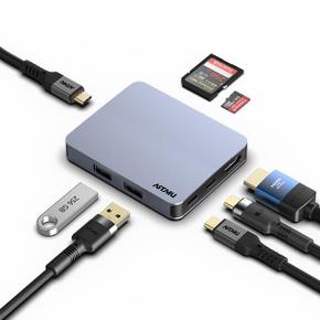 /아트뮤 USB C타입 8in1 10Gbps 미니 멀티허브 독 MH810