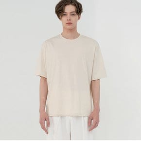 OVERSIZE FIT SHORT SLEEVE T_CREAM