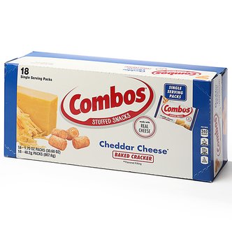 글로벌푸드 콤보스 체다 치즈 크래커 867g(48.2g x 18봉지)