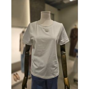 [파주점] [파주점] 비즈 자수 포인트 티셔츠 (JN6A0TS29)
