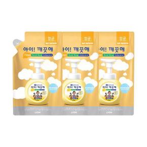 아이깨끗해 순 핸드워시 파우더향 리필 450ml 3개