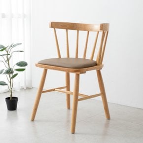 플레르 원목 방석 의자 2개 인테리어 카페 주방 식탁