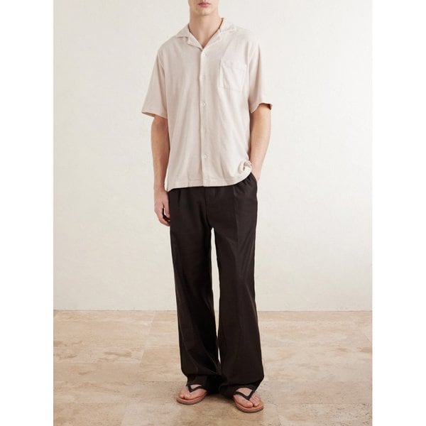 캠프칼라 코튼 테리 셔츠 46376663162994404