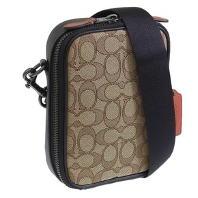 C8237 CH097 STANTON CROSSBODY (KHAKI  BLACK  [] [코치] 가방 남성 숄더백 아울렛 대각선 가죽