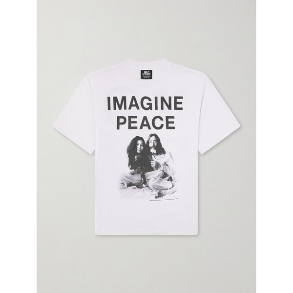 존 레논 프린트 코튼 저지 티셔츠 46376663162962406