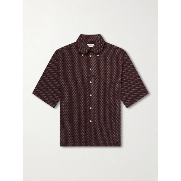 프린트 코튼 버튼다운 칼라 셔츠 46376663162991166