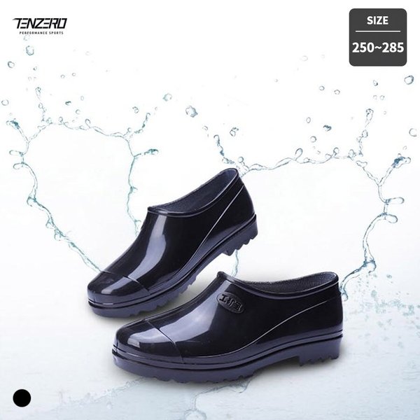 텐제로 남성 로퍼스타일 단화 레인부츠 장화 방수화 고무장화 작업화