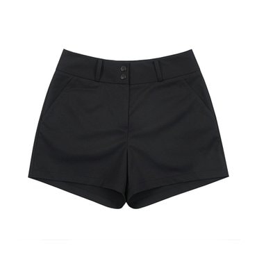 MARTINE GOLF [정상가 278000원]여성 패치 아웃포켓 포인트 숏팬츠 블랙 (Q0C720439)
