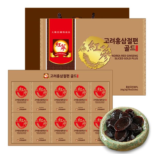 고려홍삼절편 골드 플러스 20g x 10개입