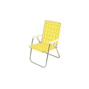 [Lawn Chair USA] 론체어 클래식 Yellow & White DUW2828