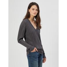 [이큅먼트] ADERES V-NECK SWEATER-STONE