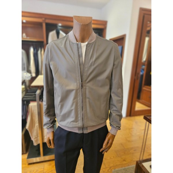 [여주점] 웜그레이 솔리드 램스킨 보머자켓(L-67cm. Mod.L5D0)