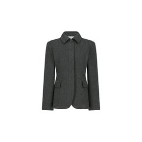 아모멘토 26FW Padded Wool Jacket, Charcoal
