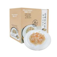 참좋은간식 애견보양식 삼계북어죽80g 1BOX(10개) 반려견습식 강아지영양간식